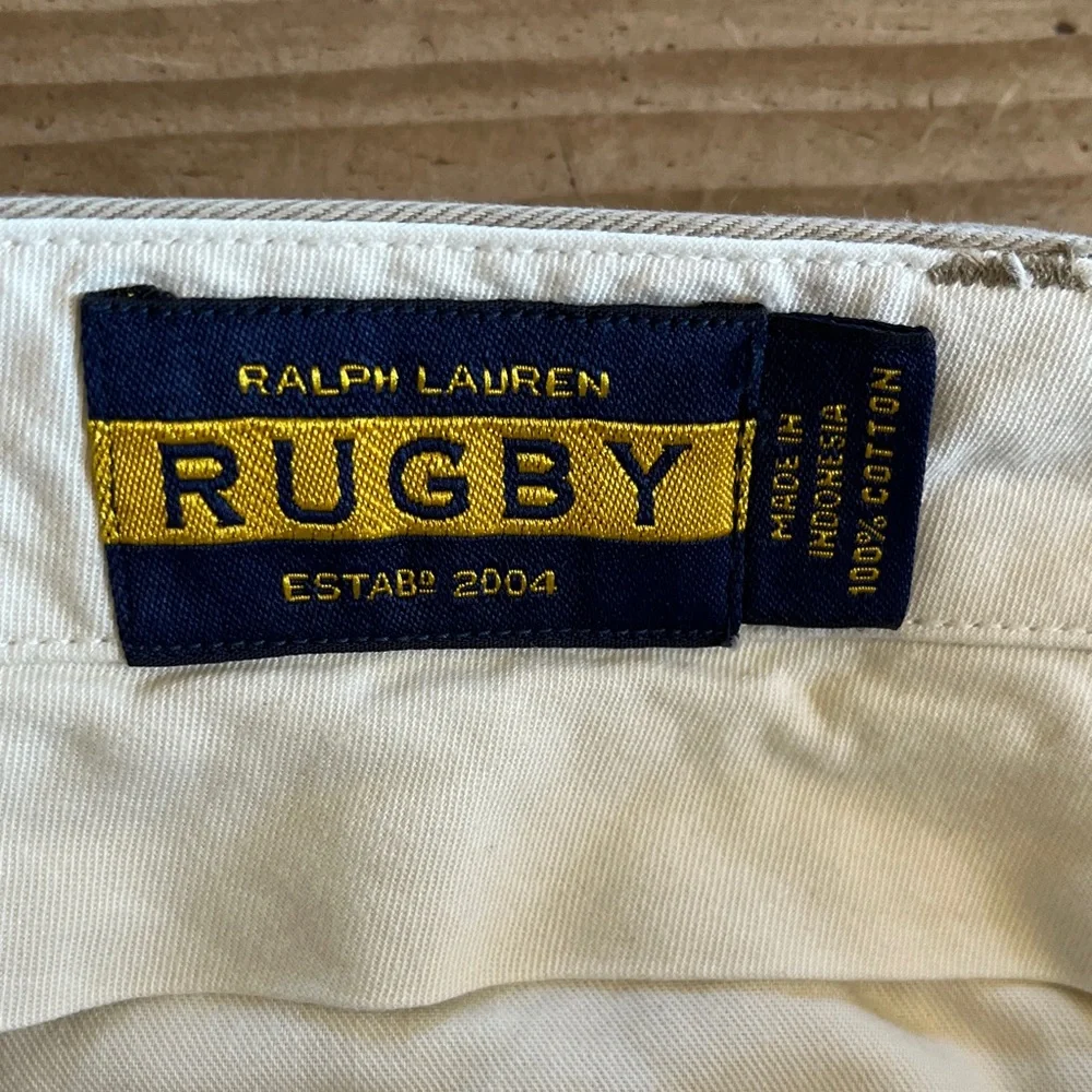 VTG Rugby Skull Print Chinos - Picture 4 of 7